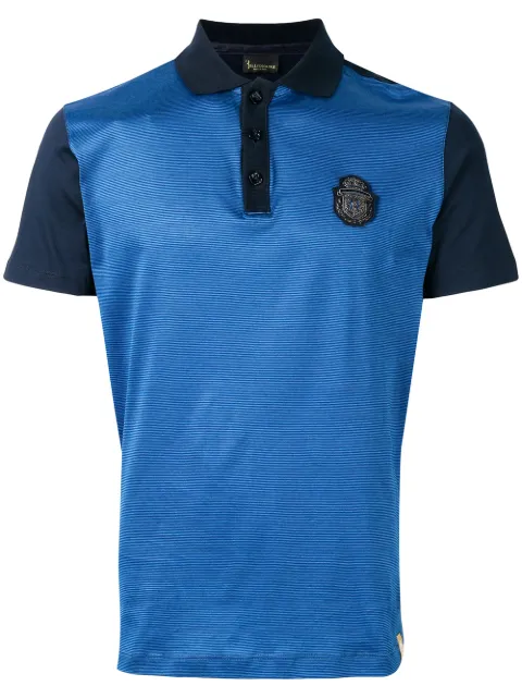 Billionaire logo patch polo shirt
