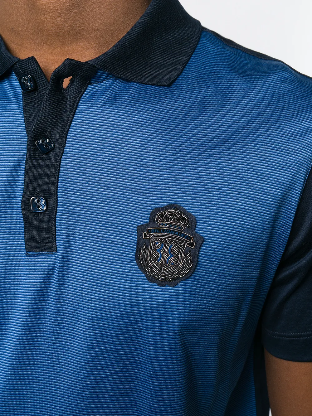 Billionaire Poloshirt met logopatch Blauw