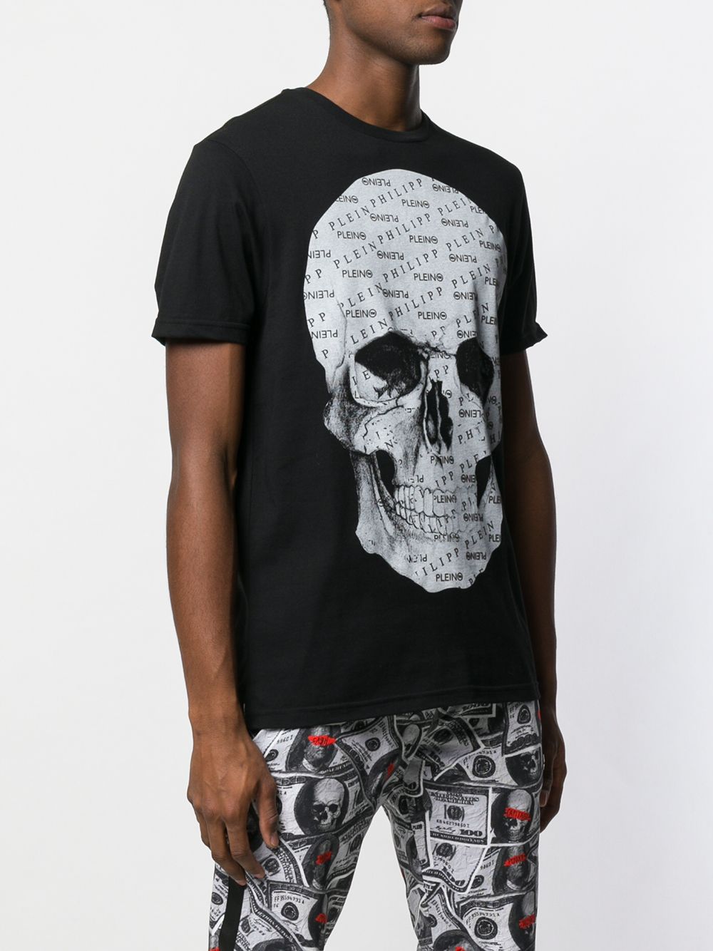 Philipp Plein Skull Print Logo T-shirt - Farfetch