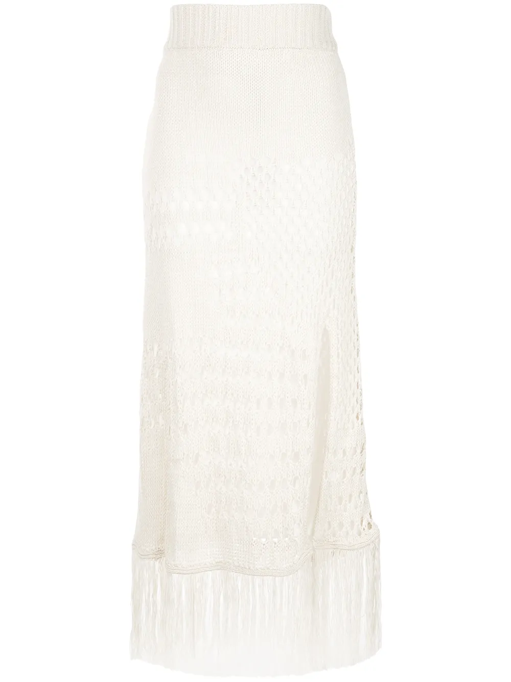Altuzarra Knits ALTUZARRA ‘BENEDETTA’ KNIT SKIRT - NEUTRALS