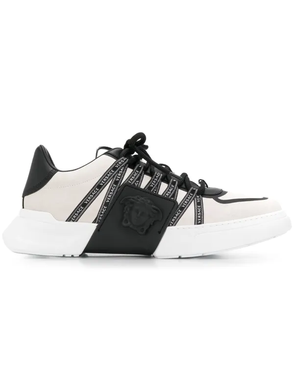 versace medusa low top sneakers