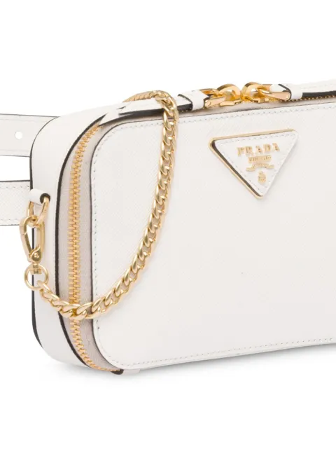 prada logo belt bag