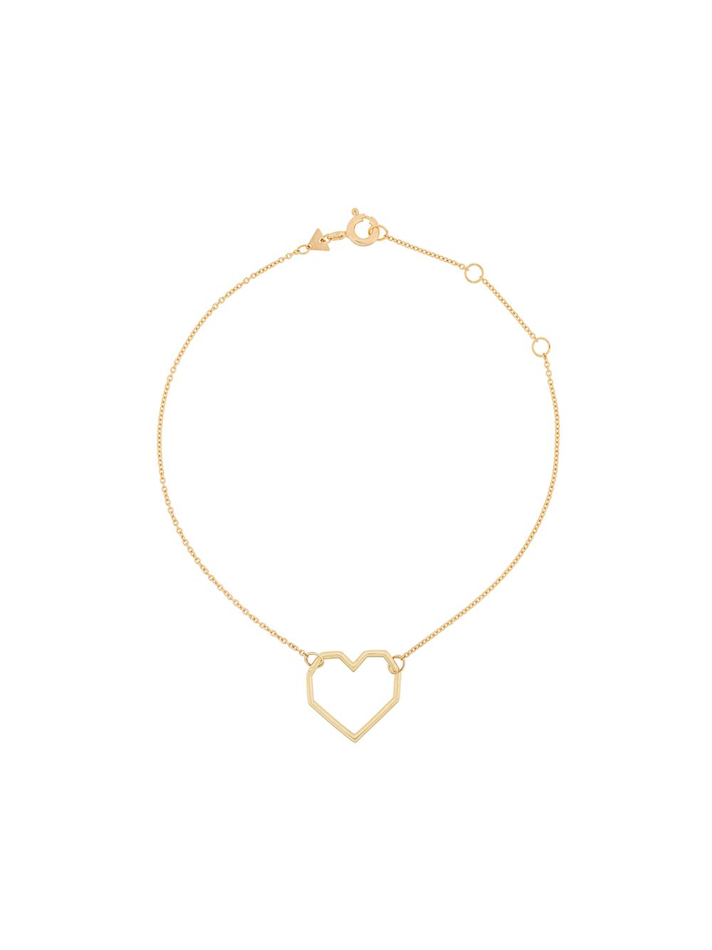 Aliita Shining Heart Bracelet In Gold