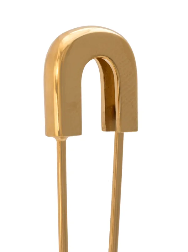 AMBUSH Bunny Safety Pin Earring | Gold | FARFETCH BE