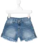 الصورة 1 من Chiara Ferragni Kids شورت جينز فليرتنغ