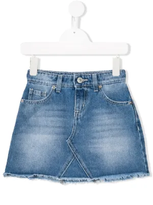 kids blue jean skirts