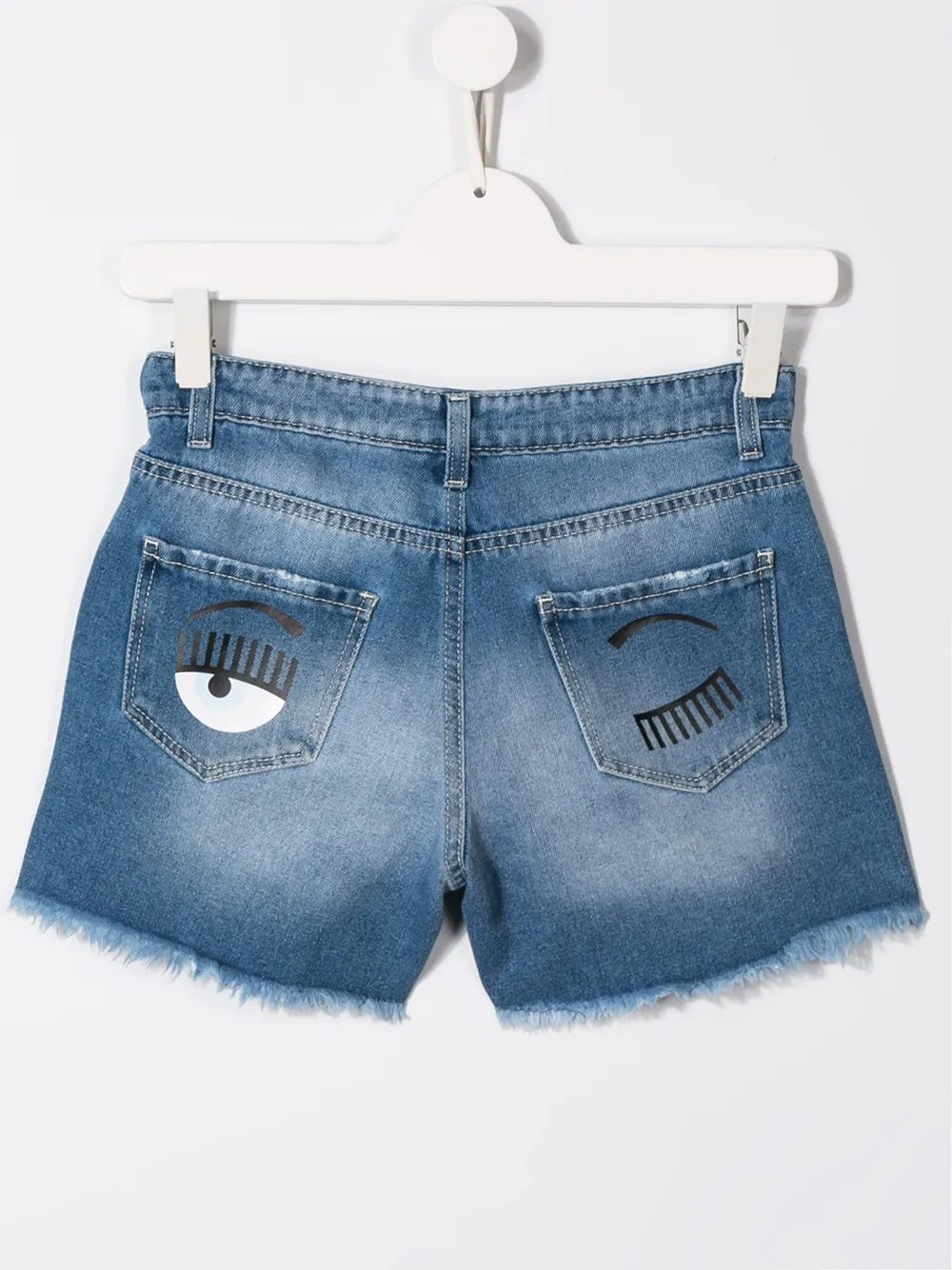 фото Chiara ferragni kids джинсовые шорты 'flirting'