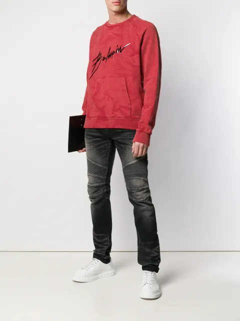 balmain signature sweatshirt