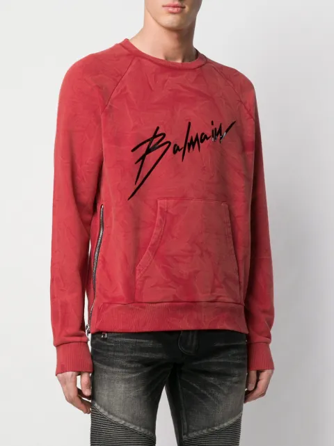 balmain signature sweatshirt