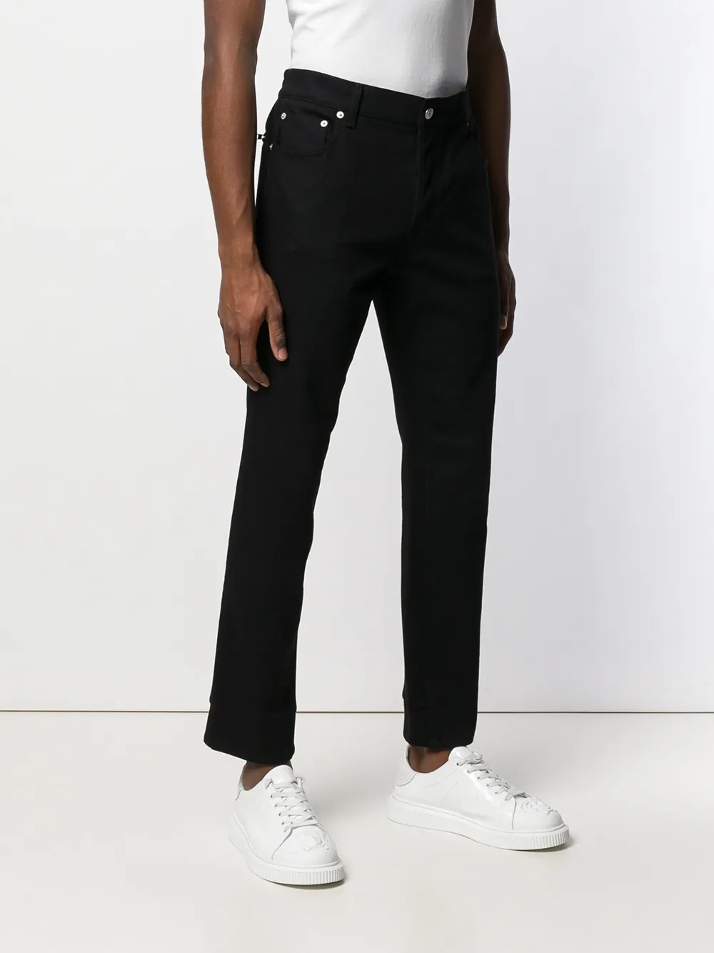  Alexander Mcqueen Klassische Jeans   Schwarz 