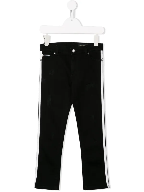 white side stripe trousers