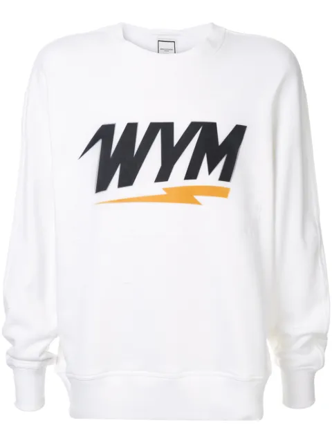 Wooyoungmi sudadera con logo estampado