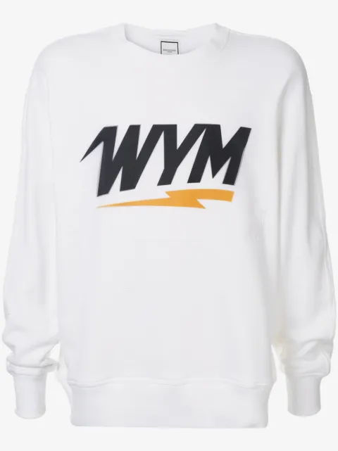 Wooyoungmi sudadera con logo estampado