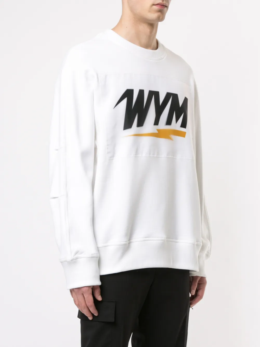 Wooyoungmi Sweater met logoprint Wit