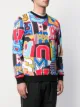 Love Moschino Sweatshirt mit grafischem Print