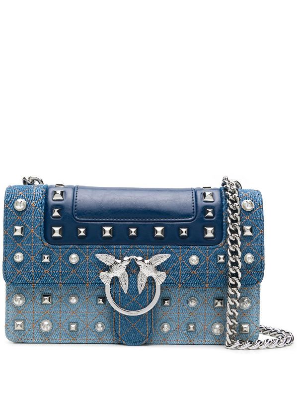 pinko denim bag