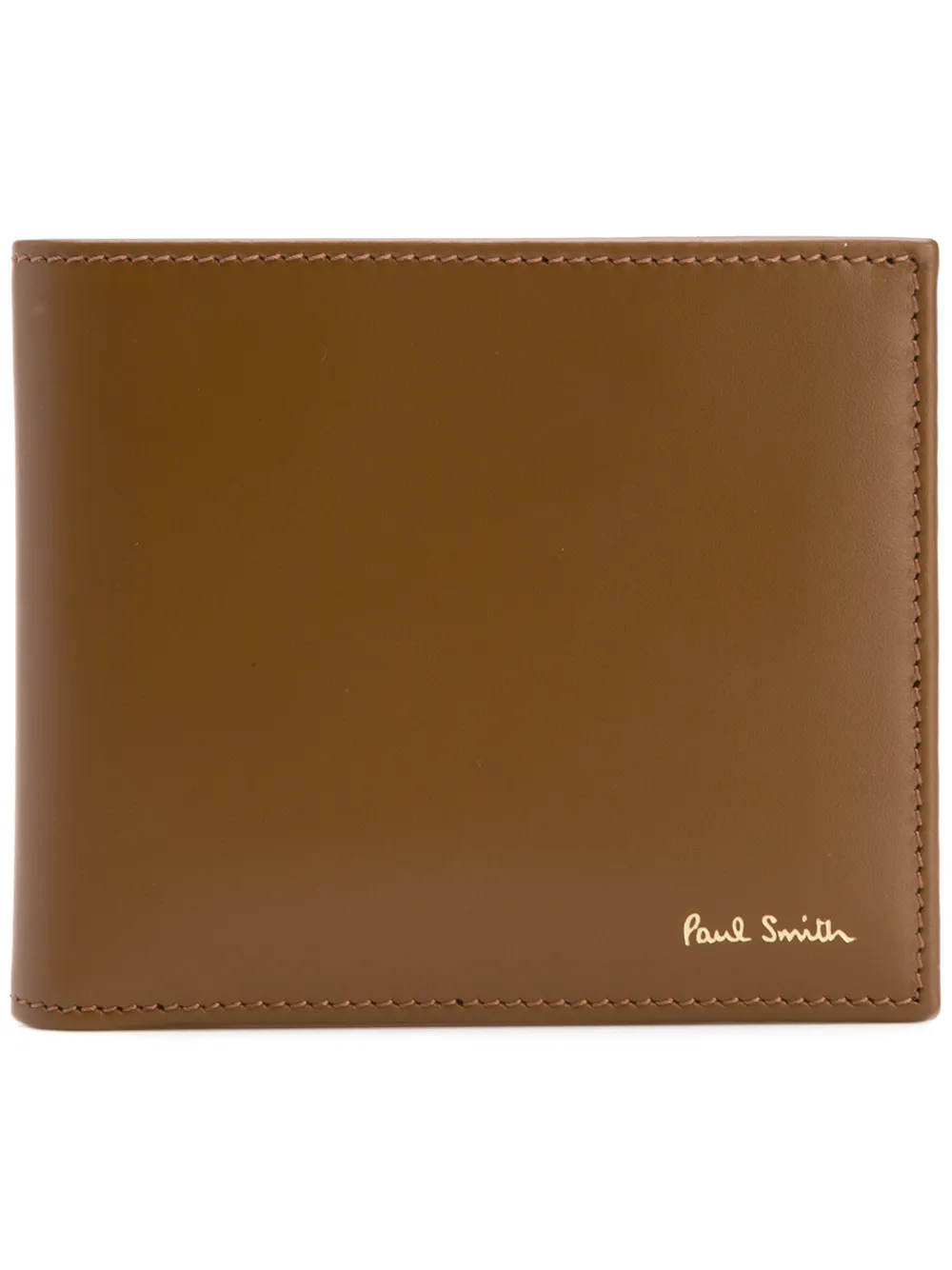 Paul Smith Portafoglio bi-fold a righe | marrone | Image 1