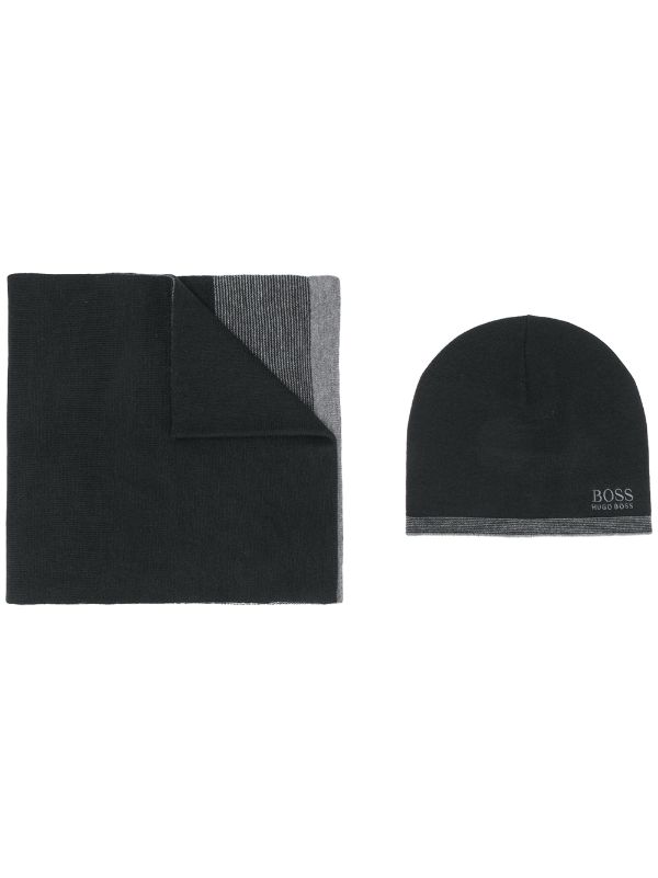 hugo boss hat and scarf gift set