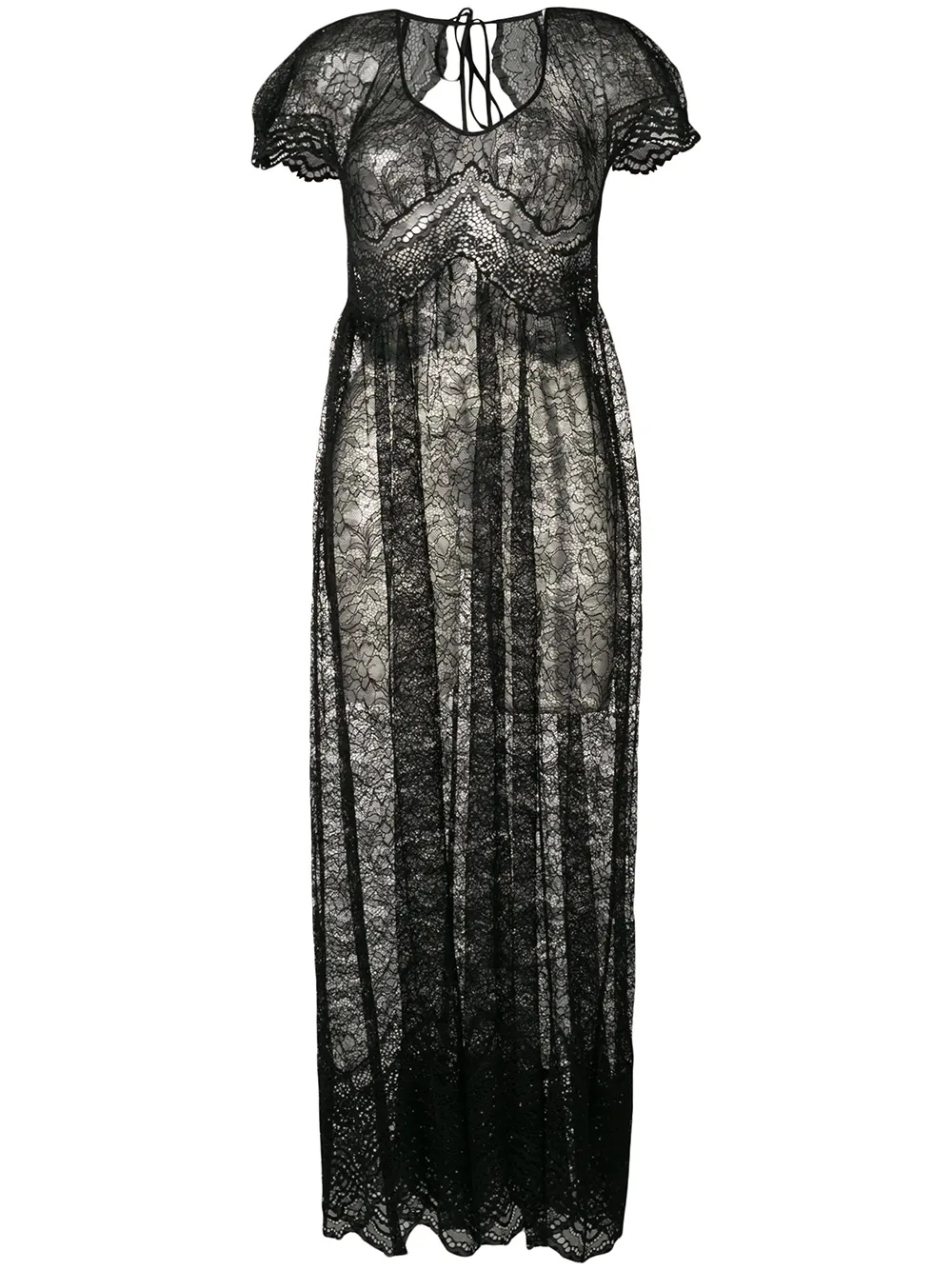 Rabanne lace maxi dress | Black | Image 1