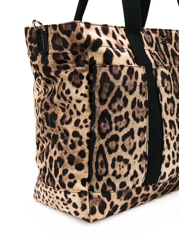 animal print changing bag