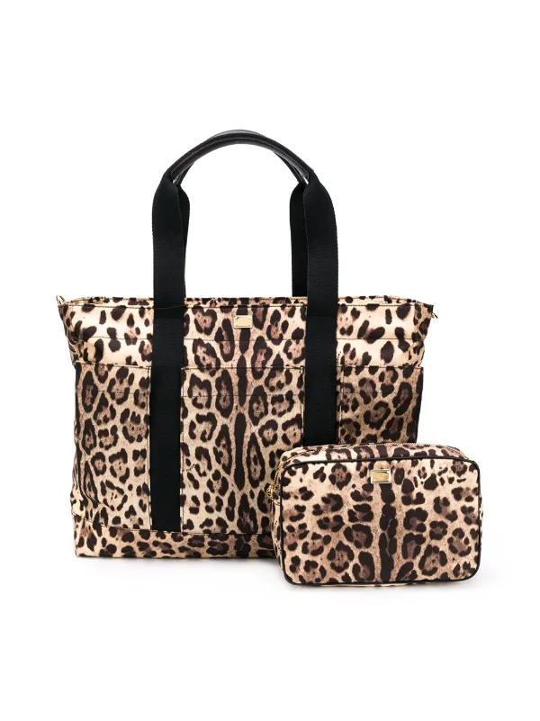 animal print changing bag