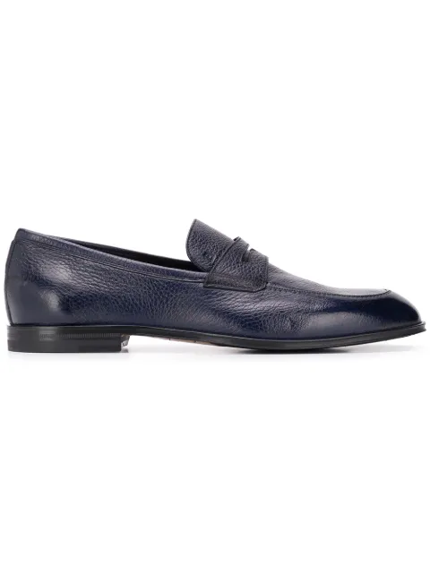 classic grained loafers