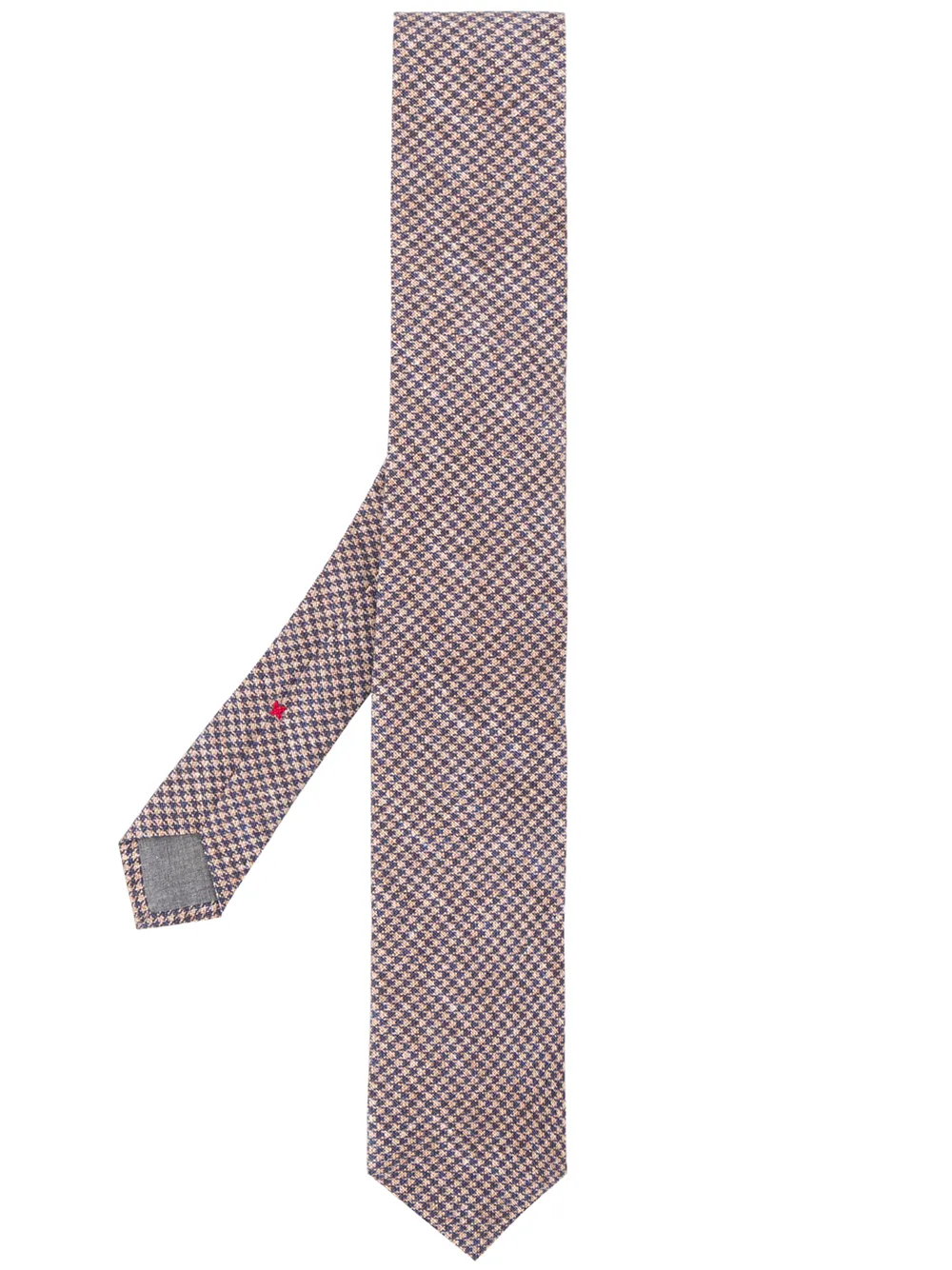 Brunello Cucinelli Stropdas met patroon Blauw