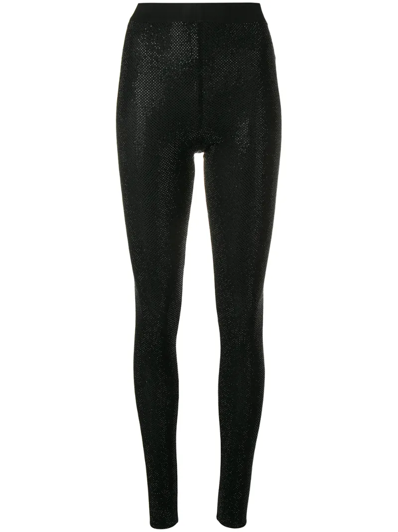 Alexandre Vauthier леггинсы со стразами