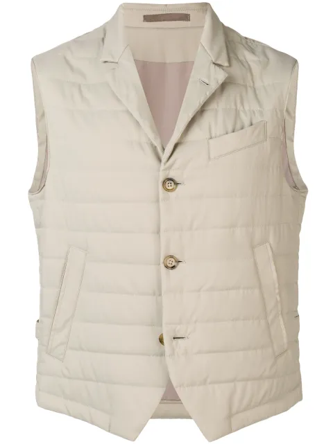 Eleventy padded fitted gilet