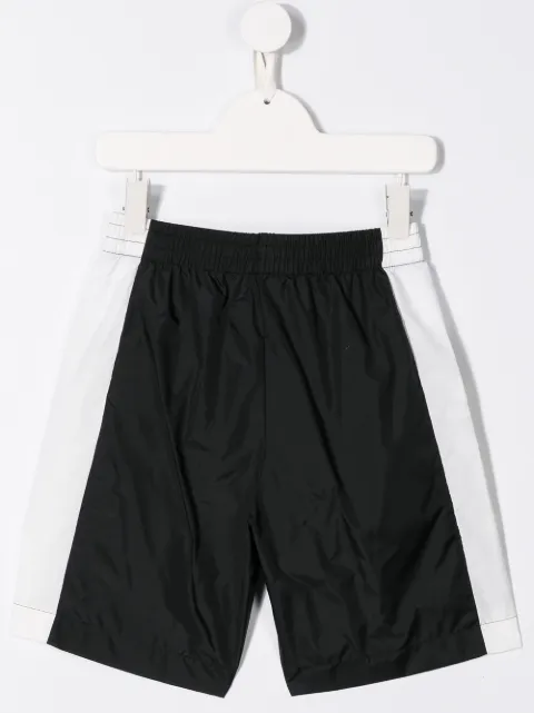 BALMAIN printed logo swim shorts