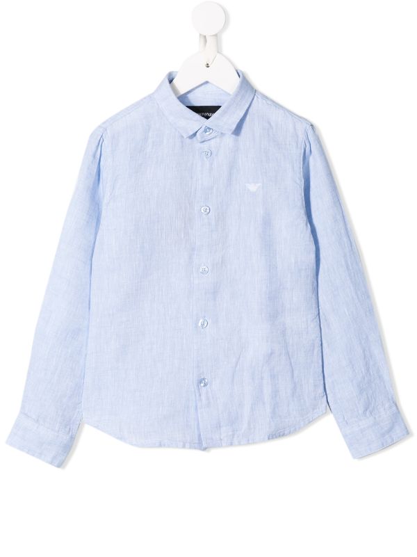 Emporio armani store linen shirt