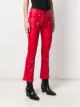 UNRAVEL PROJECT cropped leather trousers