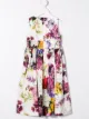الصورة 2 من Dolce & Gabbana Kids فستان بطبعة زهور