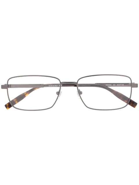 Montblanc Rectangular Frame Glasses In Black