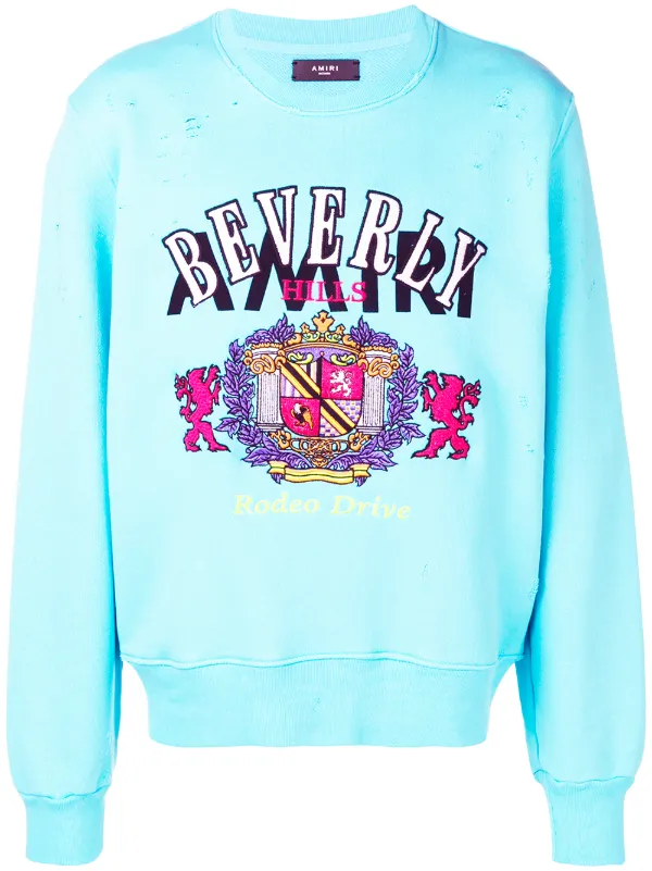 blue amiri sweater