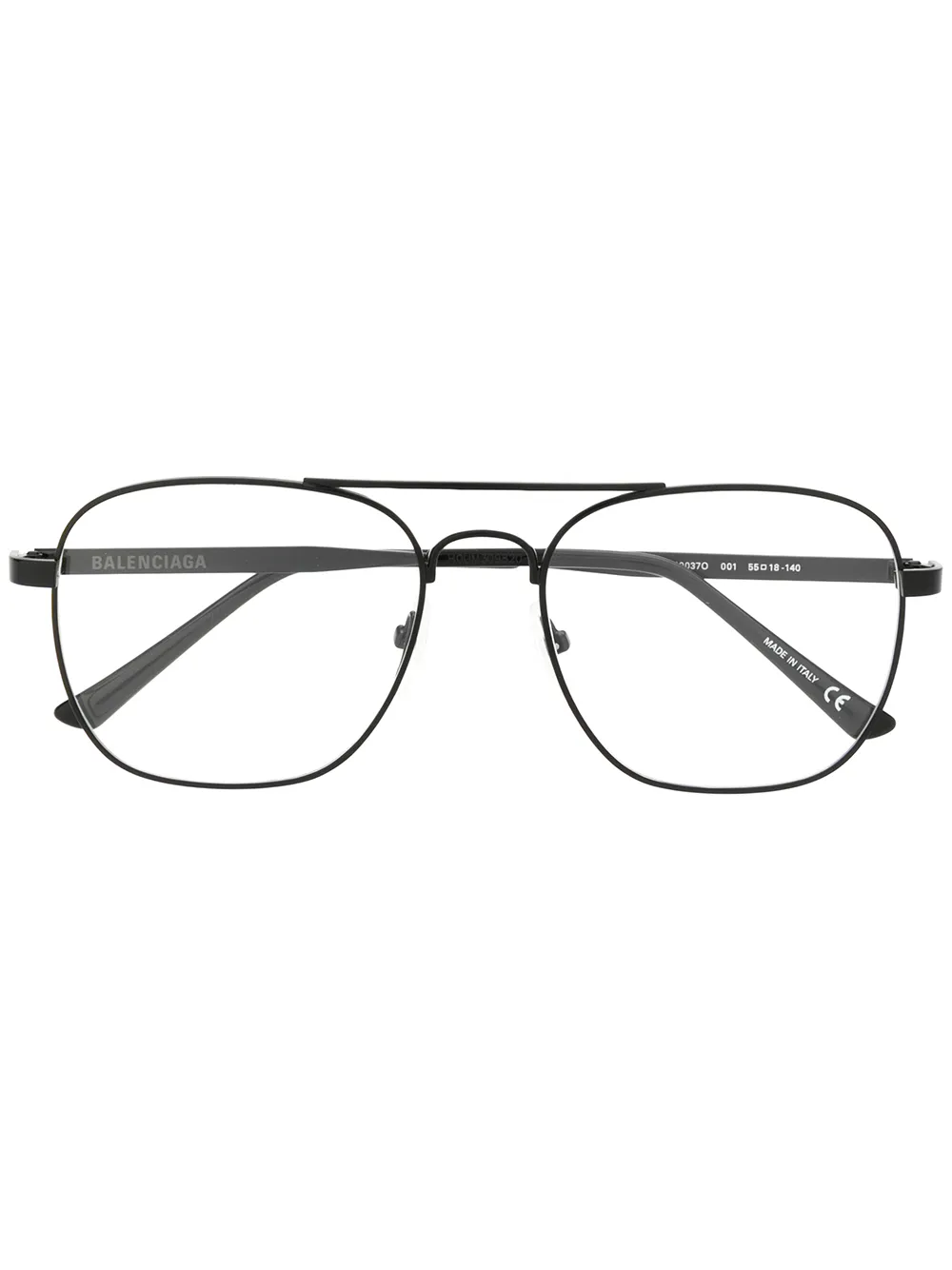 Balenciaga Eyewear square glasses | Black | Image 1