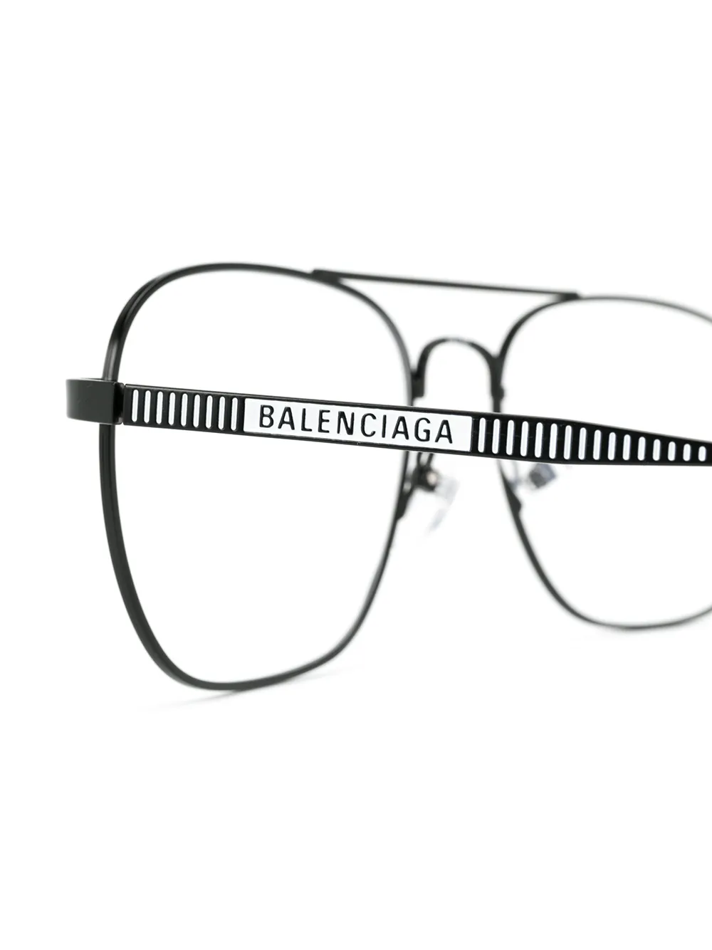 Balenciaga Eyewear Bril met vierkant montuur Zwart