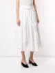 Enföld shooting-sleeve long skirt
