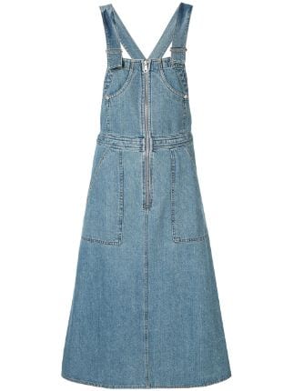 denim dungaree dress online