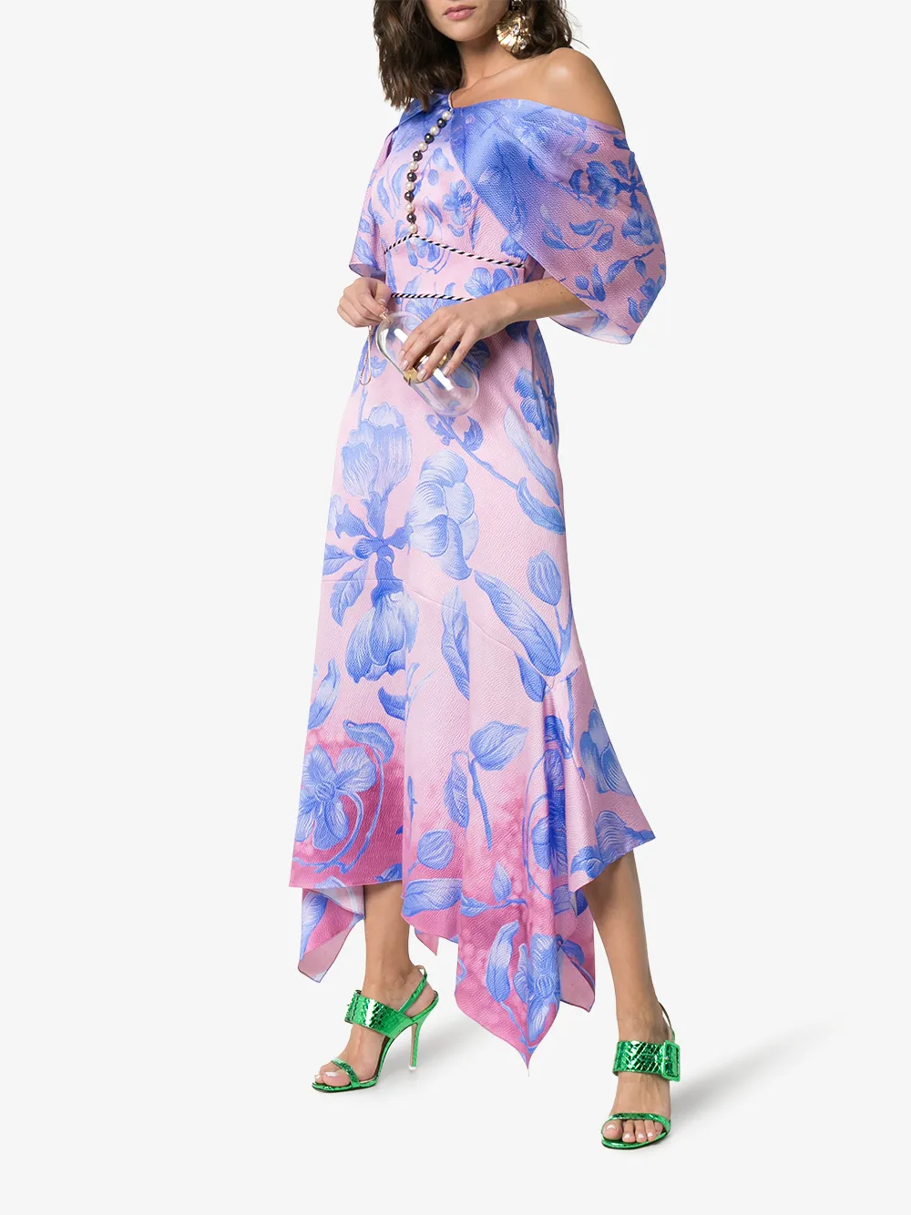 Peter Pilotto Tops PETER PILOTTO MIDIKLEID MIT BLUMENMUSTER