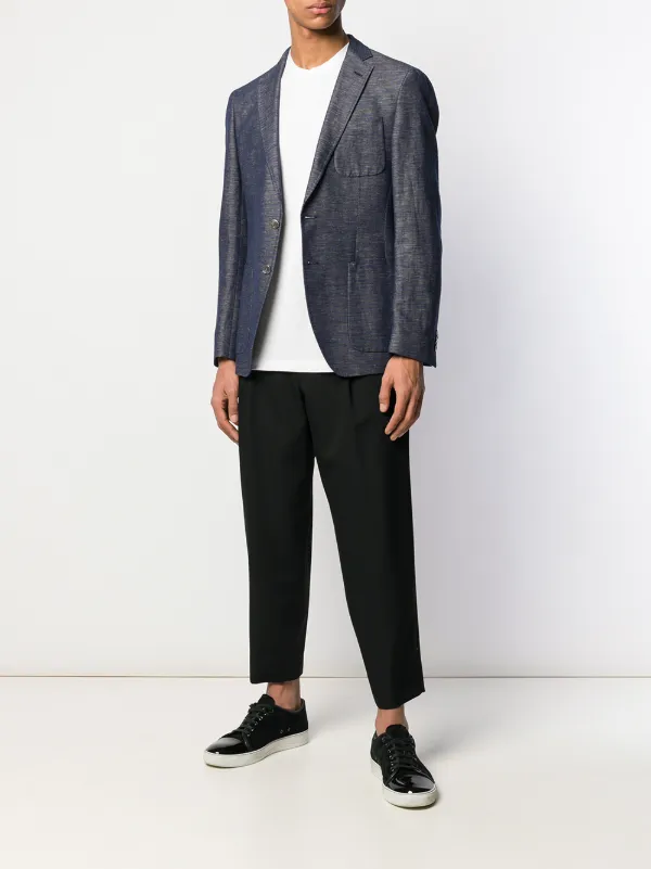 【Giorgio Armani】スリムフィット ロゴ刺繍Tシャツ Giorgio Armani スリムフィット Tシャツ 通販 - FARFETCH