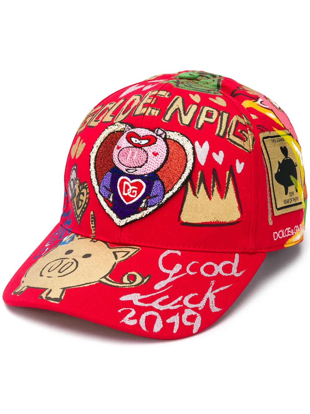 dolce gabbana red cap