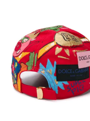 dolce and gabbana red cap