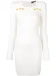 الصورة 1 من Balmain فستان مضلع ومنسوج