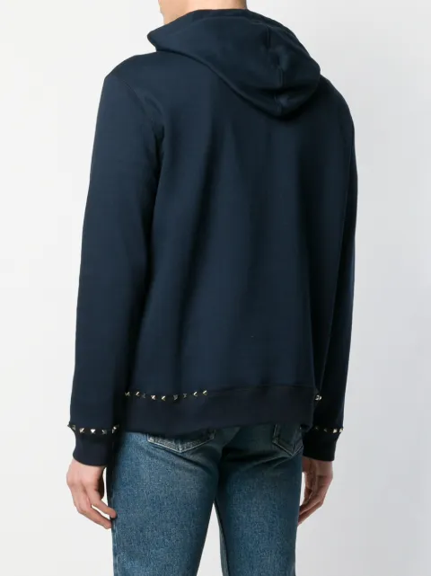 valentino rockstud hoodie