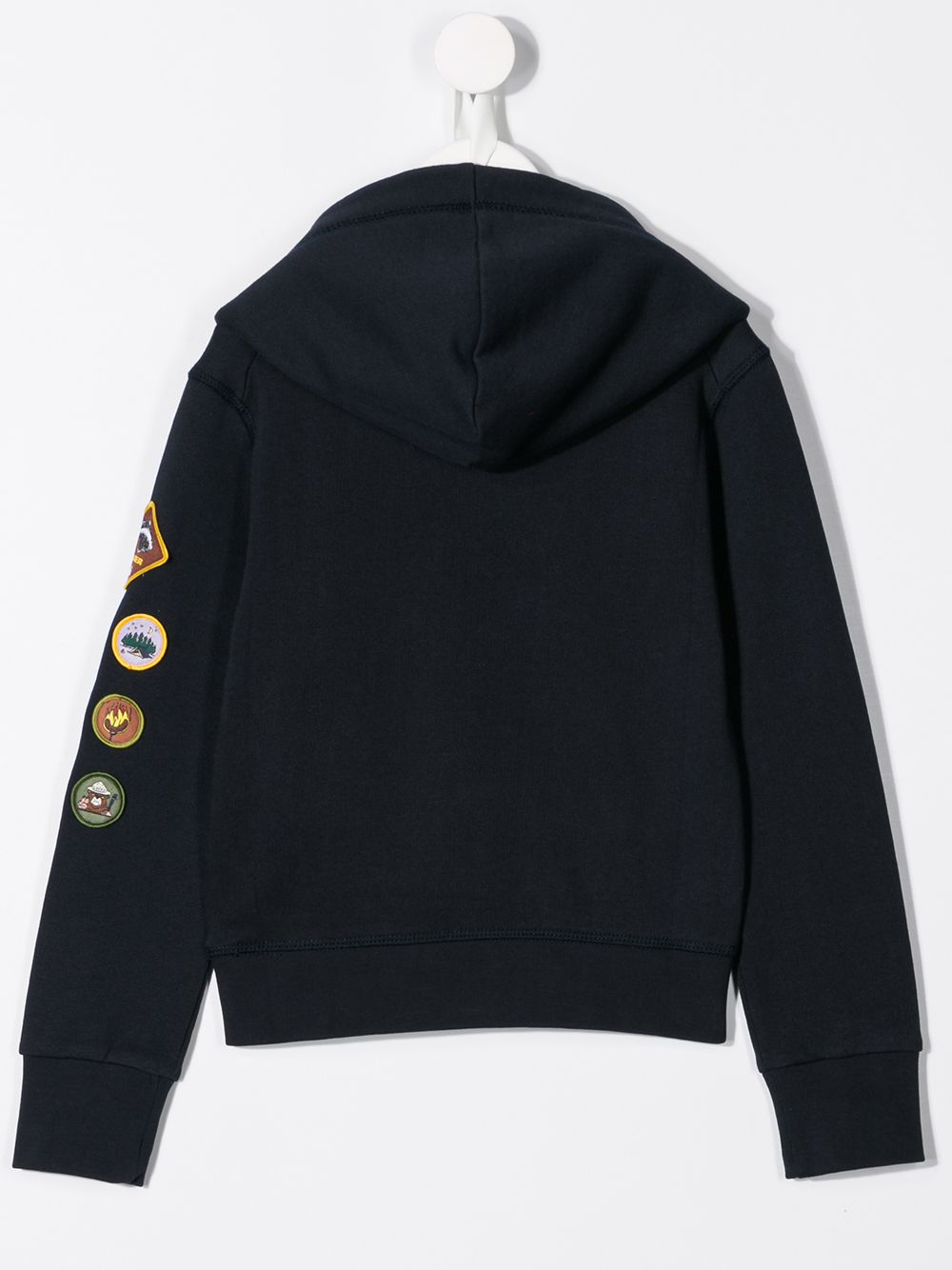 фото Dsquared2 kids толстовка с капюшоном и нашивками
