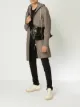 الصورة 2 من Rick Owens معطف بصف أزرار واحد وسحاب