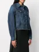Sacai Jeansjacke im Kontrast-Look