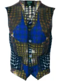 Jean Paul Gaultier Pre-Owned 1996 trompe l'oeil sheer waistcoat - Blue