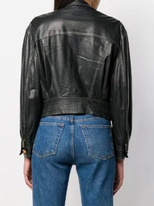 Versace Pre Owned Skinnjacka Med Knappar Farfetch Versace Pre Owned Skinnjacka Med Knappar Farfetch